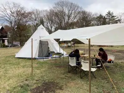 キャンプの季節となりました 黒姫ライジングサンホテル