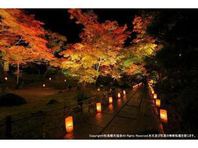 松島紅葉ライトアップ キャッスルイン仙台