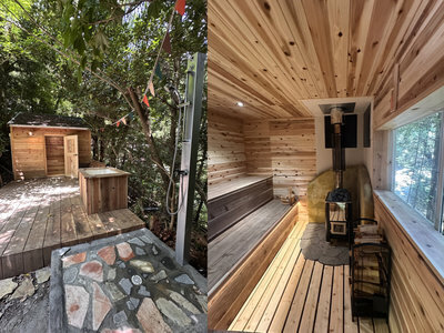 Studio Hill Top 専用サウナ完成！ | 中滝アートビレッジ