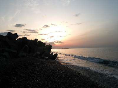 季節の変わり目 日本海の夕日 がきれいです ホテル國富 くにとみ 翠泉閣