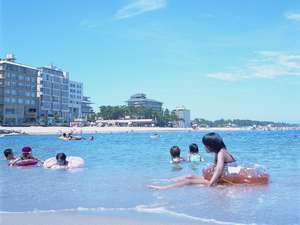 ７月８日海開き 皆生海水浴場は当宿から徒歩３分 皆生温泉 旅館三井