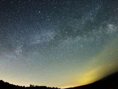 6月の星空彡 池の山荘 池の山キャンプ場 レストラン湖畔