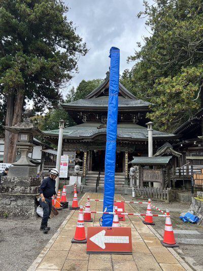 64年ぶり！北向観音 御開帳開幕 ～回向柱建立の瞬間～ | 別所温泉 南條旅館