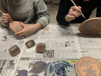 アンティーク　温故焼　根付　能面 アンティーク 温故焼 根付 能面 アンティーク 温故焼 根付 能面