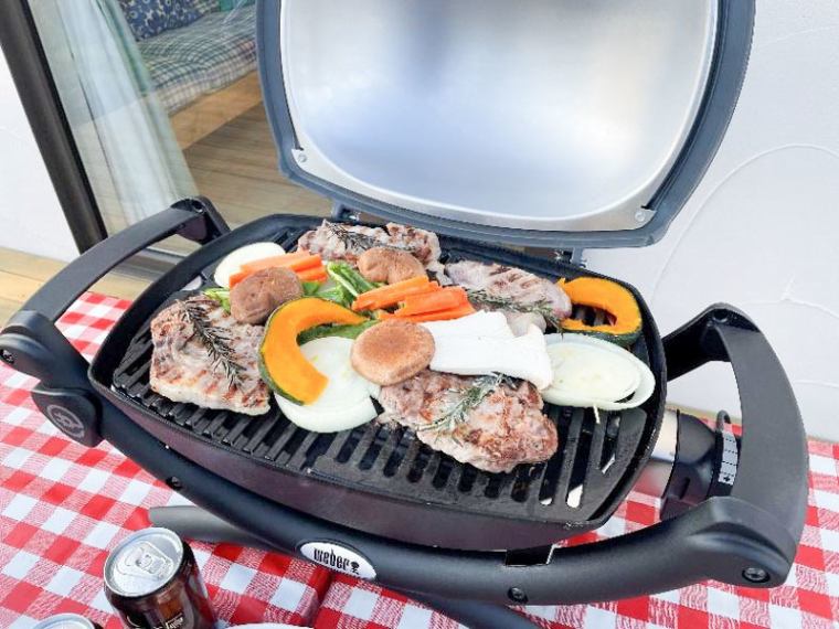 Weber Q1400 電気グリル ダークグレー 新品 屋外対応 アウトドア Weber