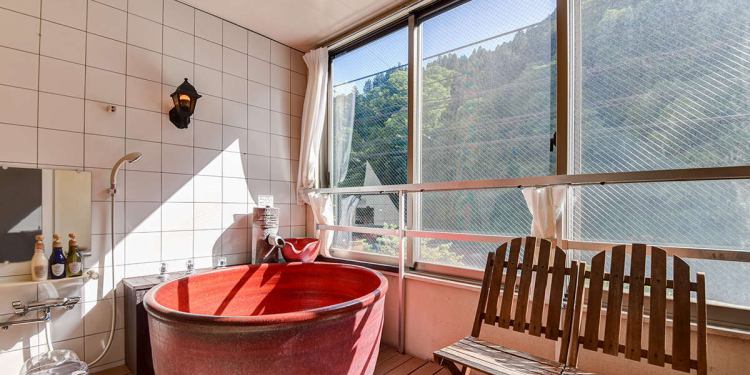 客室 湯原温泉 我無らん