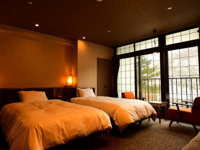 19年open 温泉街眺望のゆったり和モダンルーム くつろぎ宿 千代滝