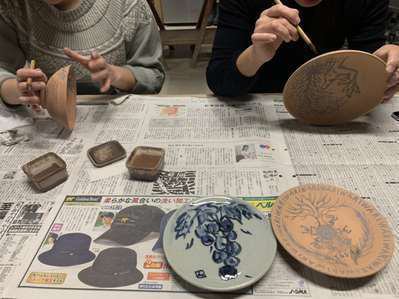 会津の冬の楽しみ方②】慶山焼絵付け体験へ♪ | くつろぎ宿 千代滝