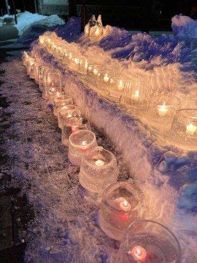 期間限定のアイスキャンドル | しほろ温泉「プラザ緑風」