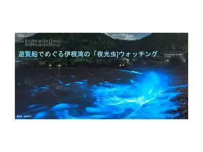 遊覧船でめぐる伊根湾「夜光虫」ウォッチングの紹介♪ | 美食家つどう