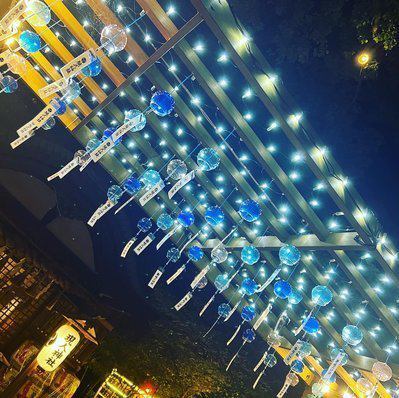 那珂川市の現人神社の風鈴 アンカーホテル博多