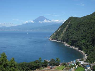 井田海岸と富士山 楽しい 美しい 人生 実りある人生 海のぺんしょん マリンビュー