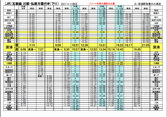 ｊｒ時刻表 深浦観光ホテル