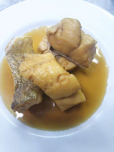 黄ハタの煮付け 浦安ビューフォートホテル