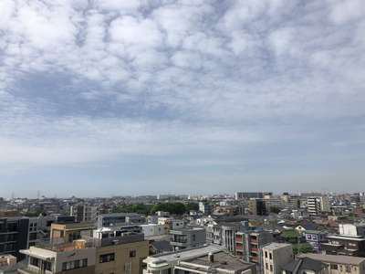 うろこ雲は天気が下り坂になるサインです 浦安ビューフォートホテル