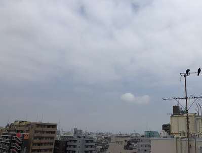 本日の天気は曇りのち晴れ 浦安ビューフォートホテル