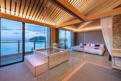 温泉展望付新フロア「別湯・楽」】ゆったりと景色を | シ－サイド佐竹
