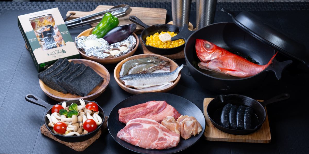 『王道』　海風グランピング（専用露天風呂）・１泊２食付き　1組貸切