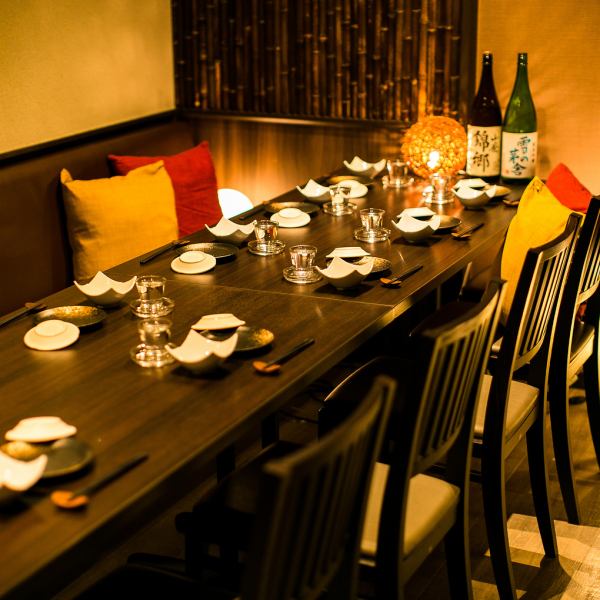【様々なシーンに対応】忘新年会・歓送迎会・飲み会・女子会・誕生日・記念日・デート…etc。シーンに合わせたコースやサービスが充実。