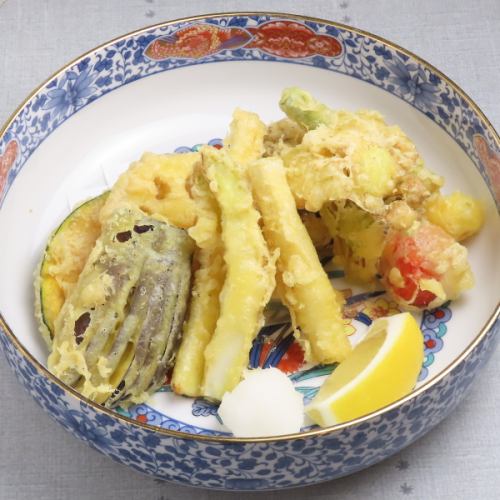 サクサク食感を追求した揚げたて天ぷら