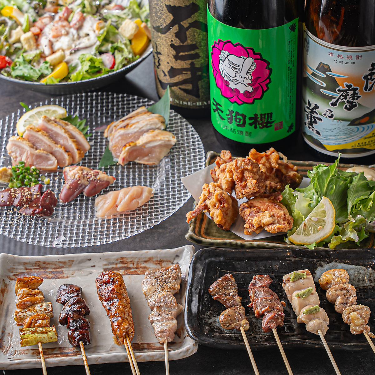 大満足のコース！わいわいした店内でぜひお楽しみください◎