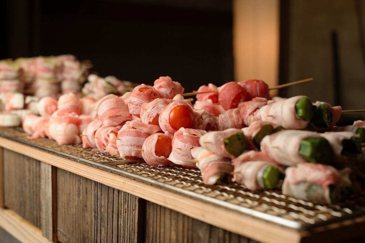 美味しい串焼きご用意してます！