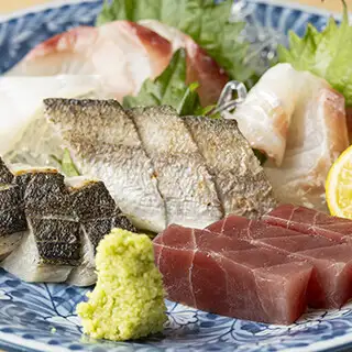 【すぎのこ亭おすすめプラン】飲み放題付!カツオの藁焼き、炙りしめ鯖など全10品⇒5900円(税込)