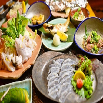 ◆河豚单点套餐4,000日元（含税4,400日元）