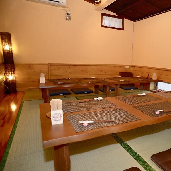 The large banquet room for up to 25 people has a space for greetings and the secretary is also safe ♪ Please use it at a higher level than usual as a farewell party for company banquets, reunions and welcome parties.