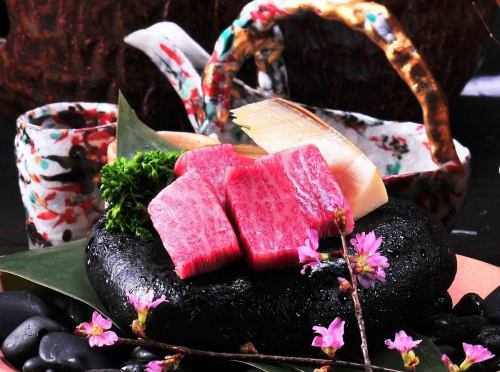 Murakami beef sirloin stone grilled