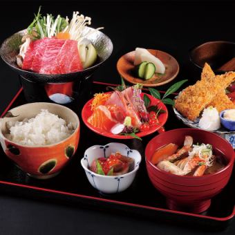 奢華豐盛的午餐套餐