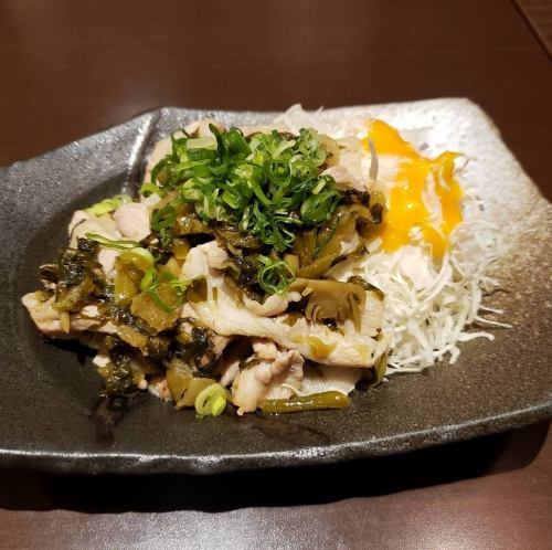 高菜トンテキ