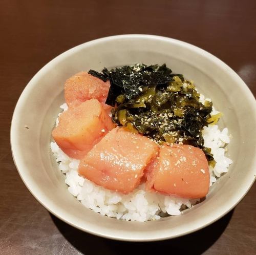 明太高菜飯