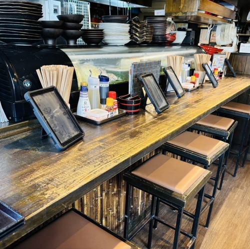 お席各種ご用意◎ラーメン楽しむならカウンター席が最適