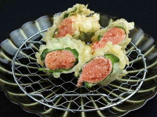 明太子大葉巻き