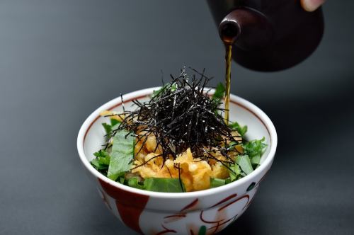 天茶漬けあるいはミニ天丼