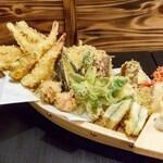 天麩羅舟盛り