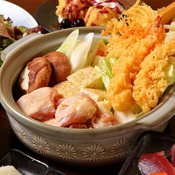 この冬に初登場！秋光直伝！豪快天鍋コース飲み放題付6500円⇒5500円！