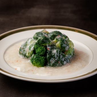カニ肉とブロッコリー炒め