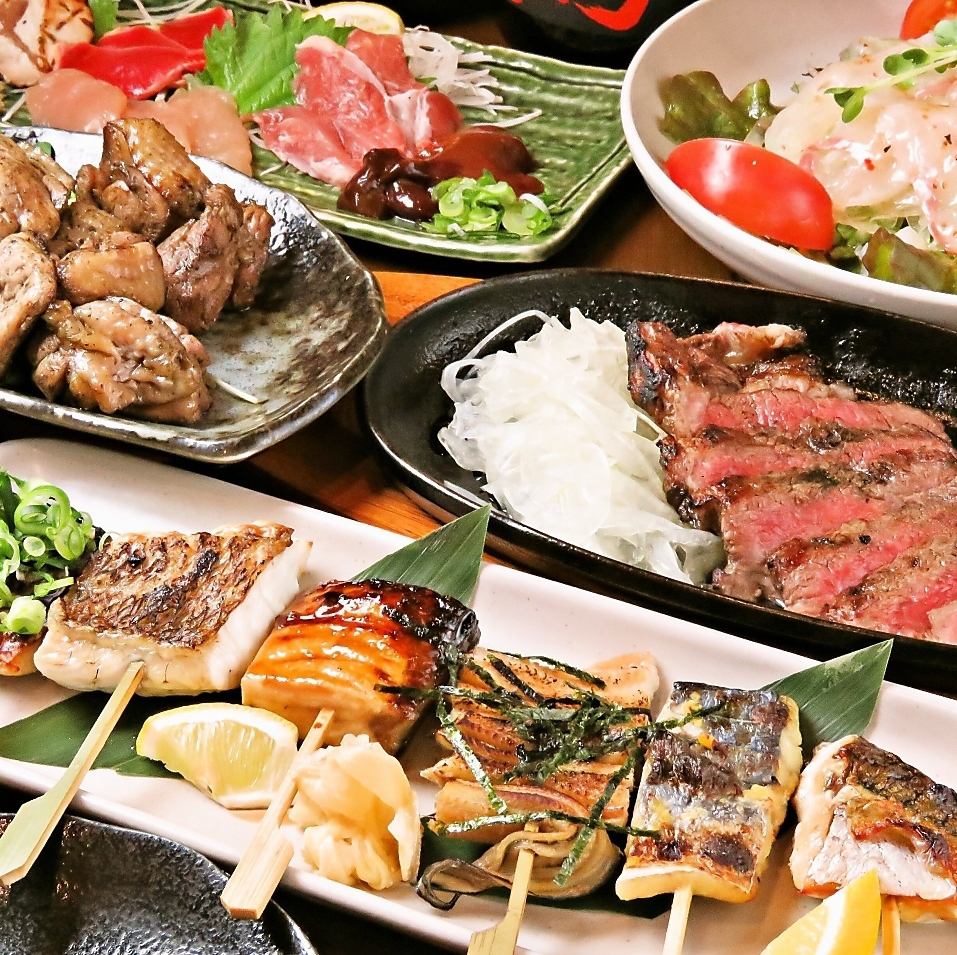 The restaurant has a great atmosphere and has private rooms for 2 to 3 and a half people / seating for 4 to 25 people ♪ This restaurant is proud of its yakitori and fish skewers.
