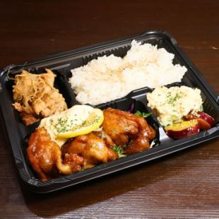 鸡南板便当