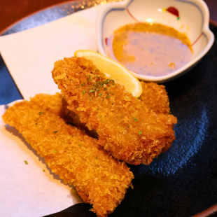 鯛マスタードフライ/なんこつ唐揚