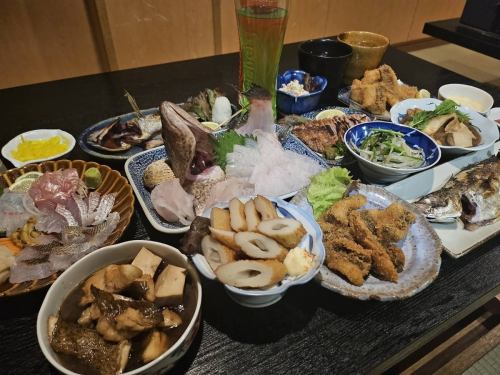 海鮮宴会で身も心も満たす