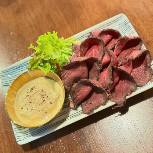 鹿もも肉のロースト