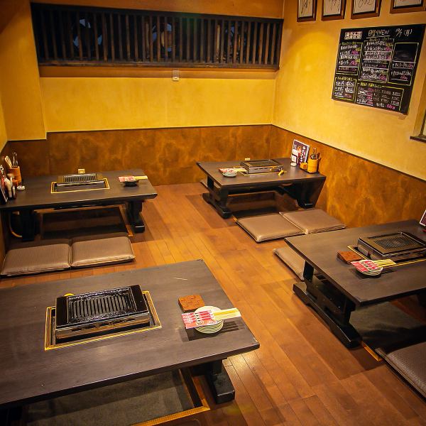 [Zashiki: 3 people x 1 seat, 4 people x 3 seats, 6 people, 1 seat] There are 21 seats ◇ Perfect for drinking parties and family gatherings with small groups, date use ◎ Rare to taste daily You can enjoy the part to your heart's content ♪