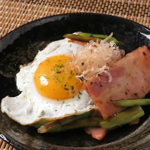 ビールには鉄板焼き!