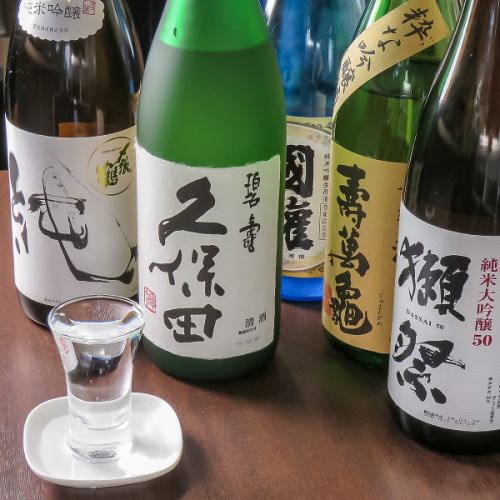 豊富なお酒と有名地酒