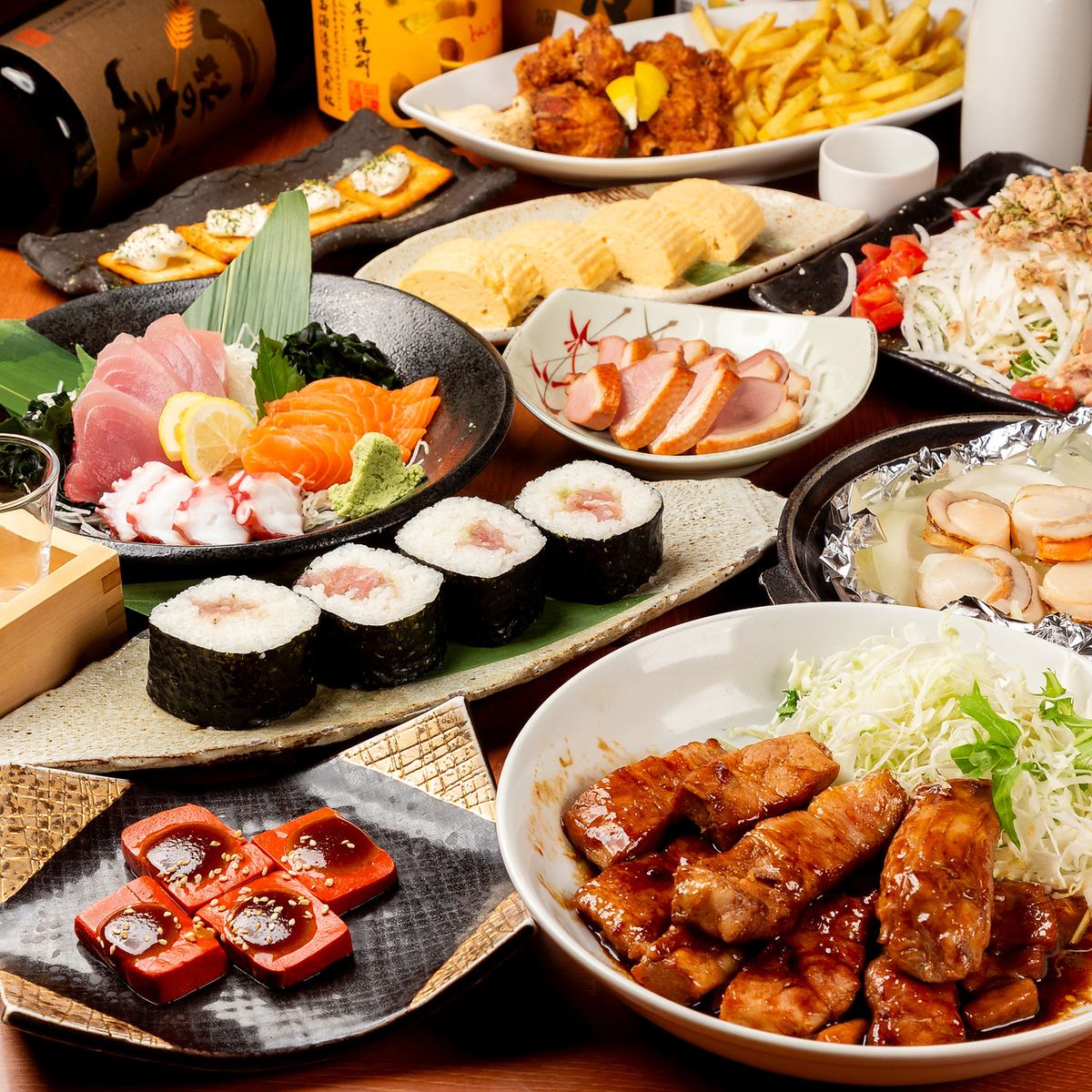 絶品魚介料理が楽しめるお店◆飲み放題付きコース4,000円～