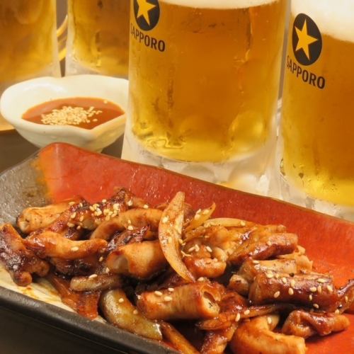 やみつきホルモンみそ焼き