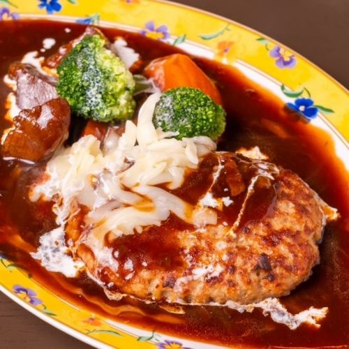 自家製牛タンシチューハンバーグ
